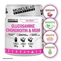 фото MUSCLELAB NUTRITION Glucosamine chondroitine & MSM 250 г