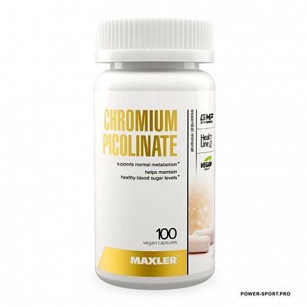 фото MAXLER Chromium Picolinate 250 mсg 100 капс