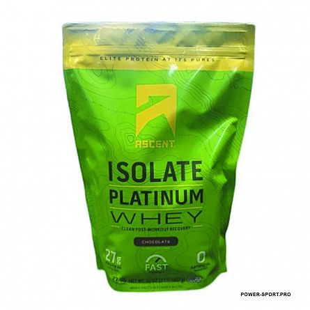 фото ASCENT Isolate Platimun Whey 907 г