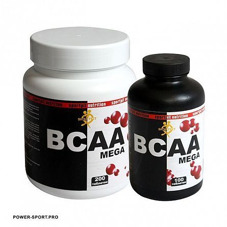 фото SPORTPIT BCAA Mega Tabs 100 таб.
