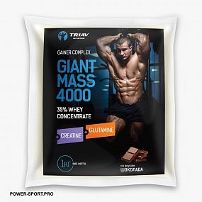 фото ТРИАВ Giant Mass 4000 35% Whey Concentrate + Creatine + Glutamine 1000 г