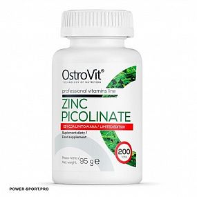 фото OSTROVIT Zinc Picolinate 200 tab