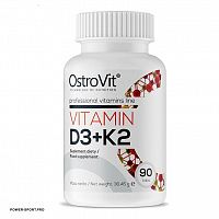 фото OSTROVIT Vitamin D3 + K2 90 tab