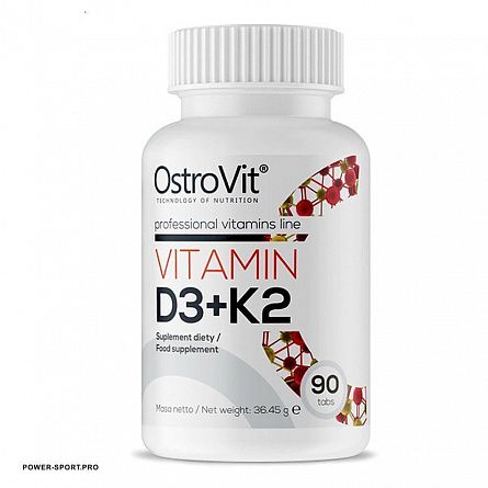 фото OSTROVIT Vitamin D3 + K2 90 tab