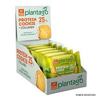 фото PLANTAGO Печенье высокобелковое Protein Cookie с коллагеном 25% 40 г.