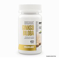 фото MAXLER Ginkgo Biloba Organic 60 таб