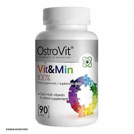 фото OSTROVIT Vit&Min 100% 90 tab